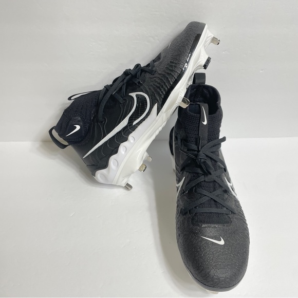 Nike Alpha Huarache NXT Baseball Cleats DJ6517-001 Black Blue Tint - Picture 1 of 6